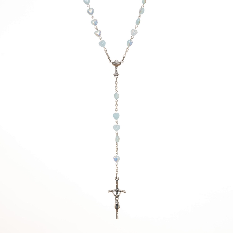 Różaniec serce niebieskie