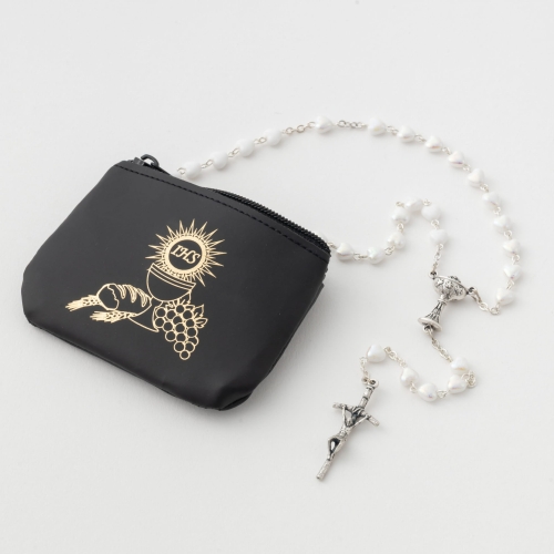 Różaniec serce perłowe