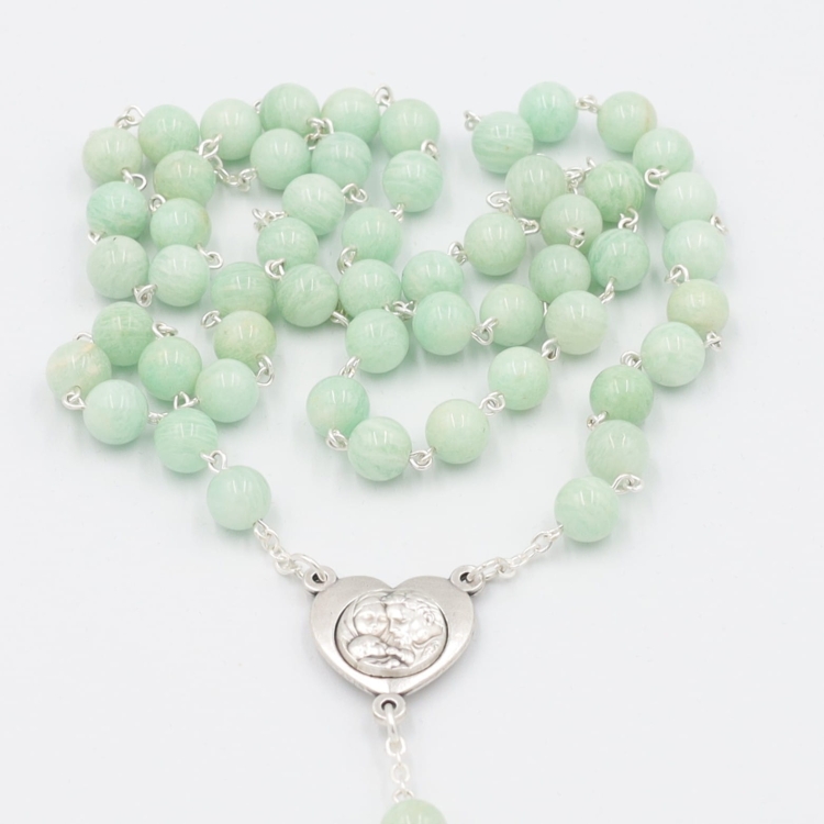 Różaniec amazonit 8 mm