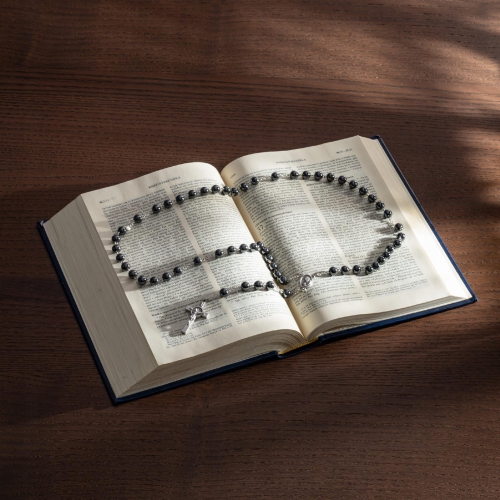 Różaniec hematyt 8 mm