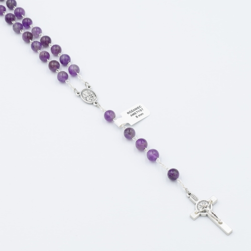 Różaniec ametyst 8 mm