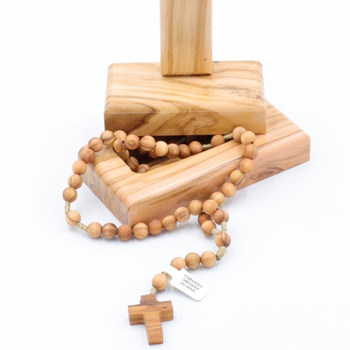 Krzyż z drewna oliwnego 25 cm