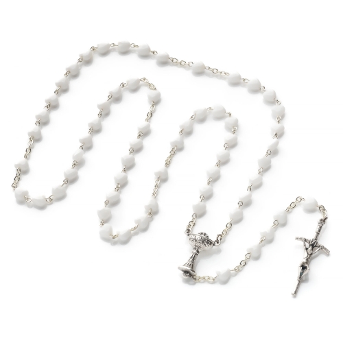 Różaniec serce kreda